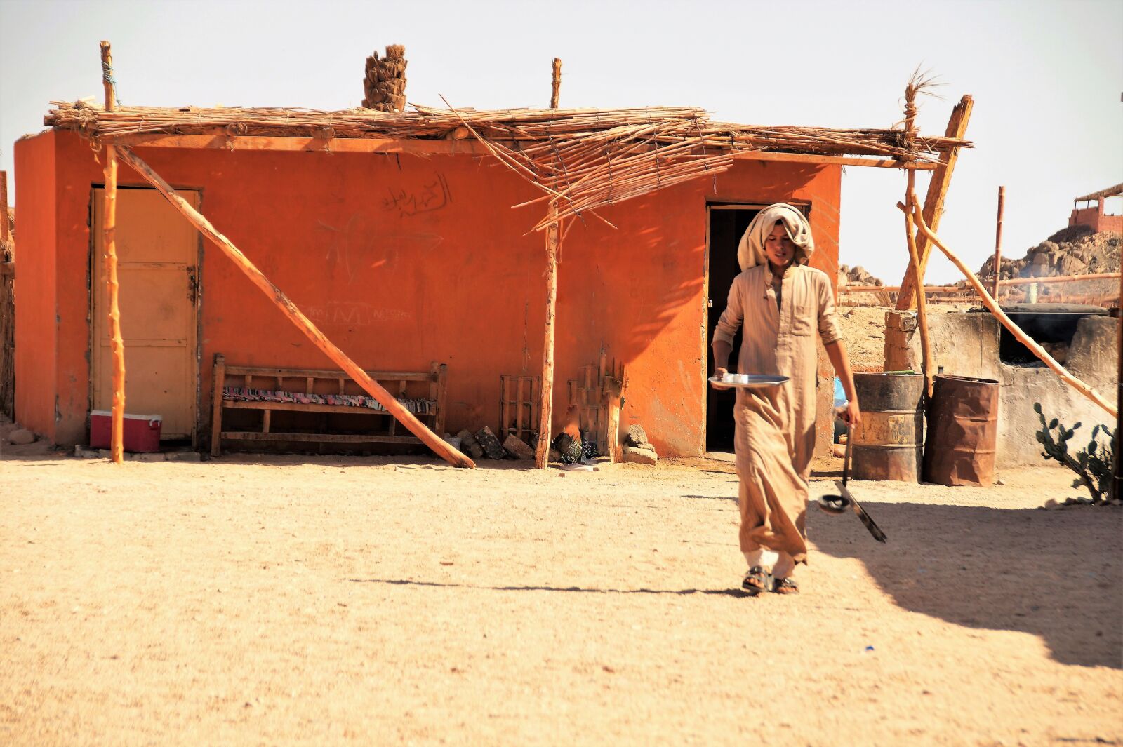 Sony SLT-A58 sample photo. Desert, bedouin, village photography
