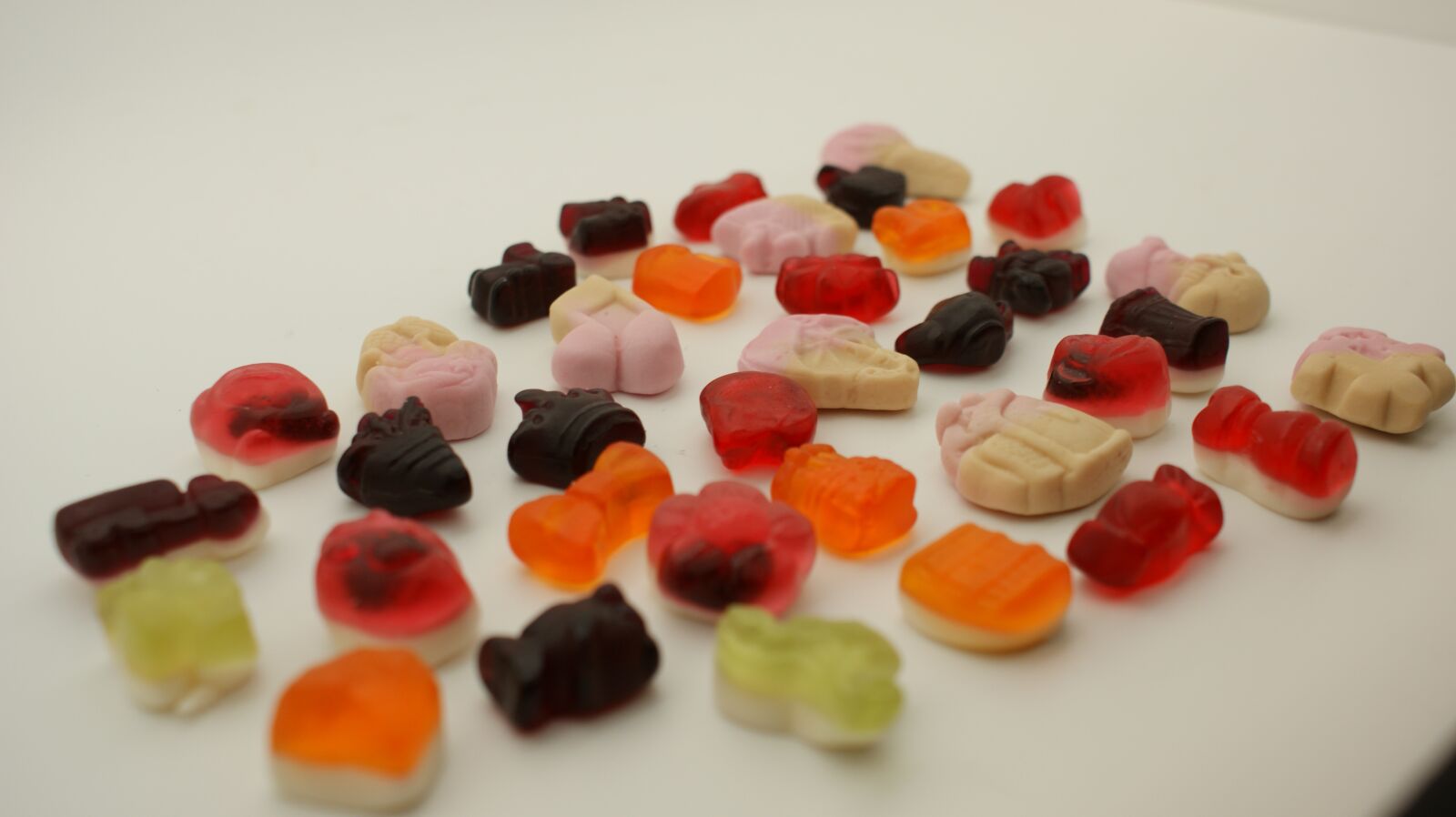 Sony Alpha DSLR-A350 sample photo. Jelly, gummy, sugar photography