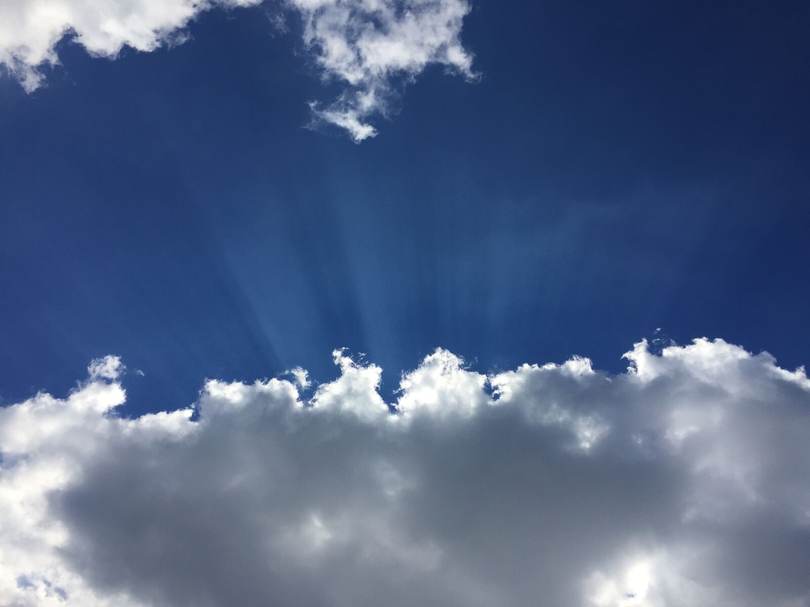 iPhone 6 back camera 4.15mm f/2.2 sample photo. Clouds, sky, blue photography