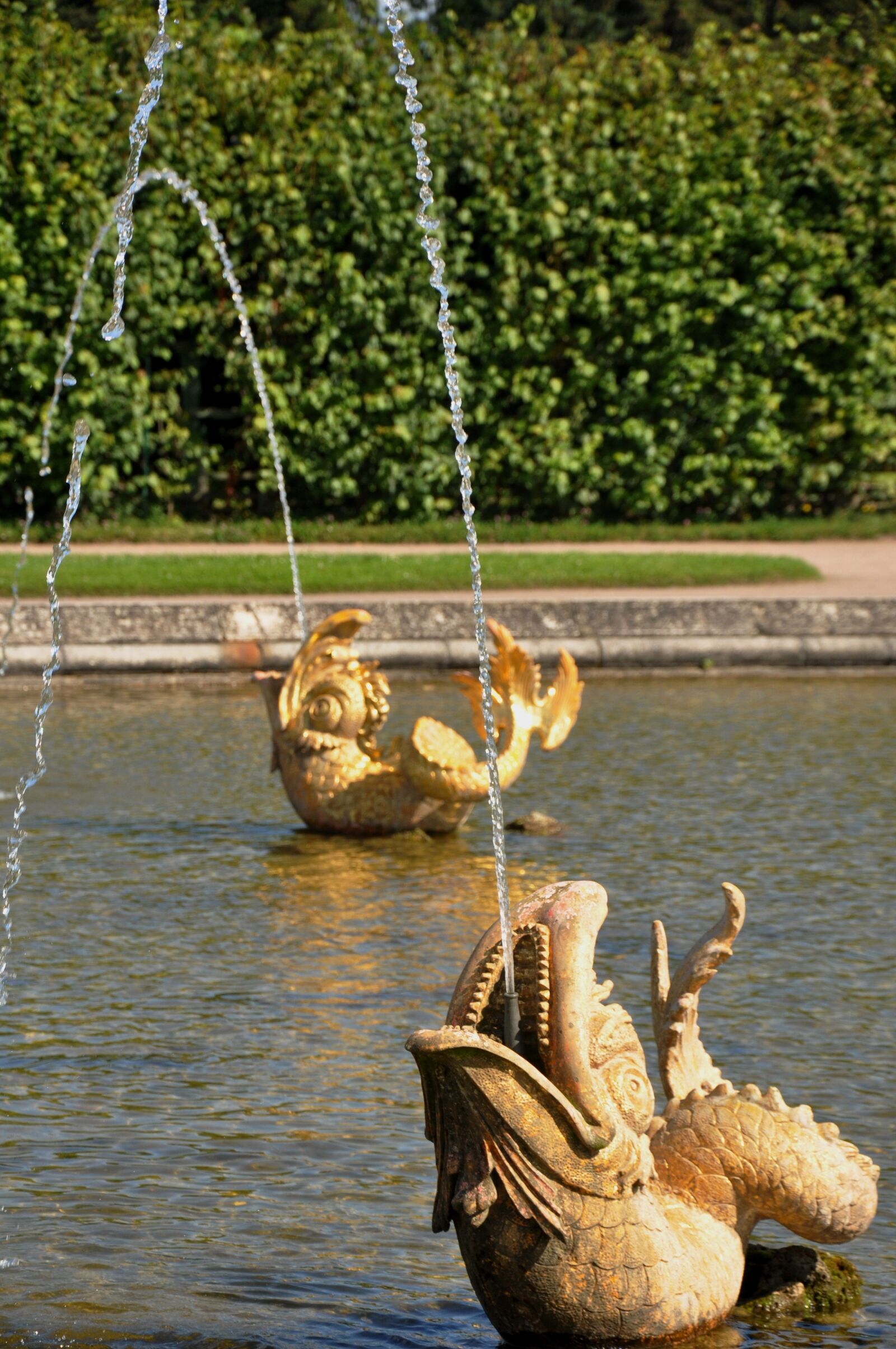 Nikon D90 sample photo. Fountain, water, jet photography