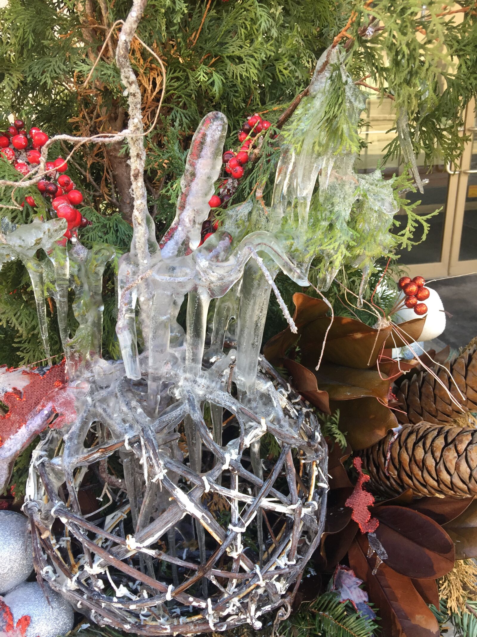iPhone 6 Plus back camera 4.15mm f/2.2 sample photo. Ornament, christmas, ice photography
