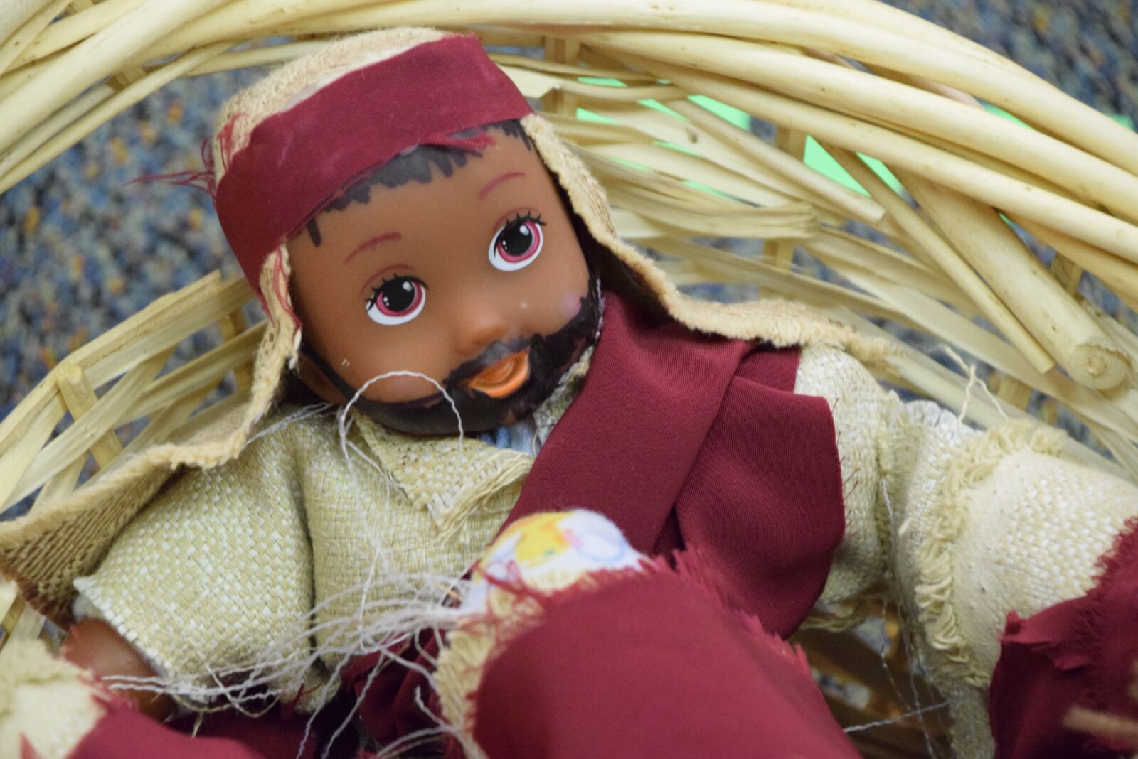 Nikon D3300 sample photo. Doll, bearded doll, christmas photography