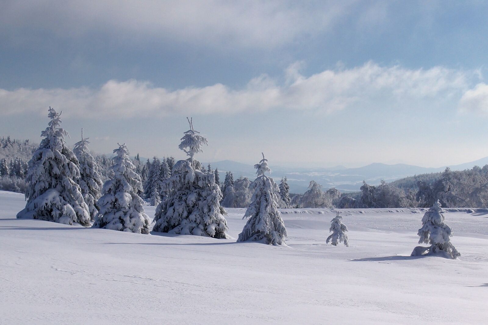 Sony SLT-A65 (SLT-A65V) sample photo. Winter, snow, panorama photography