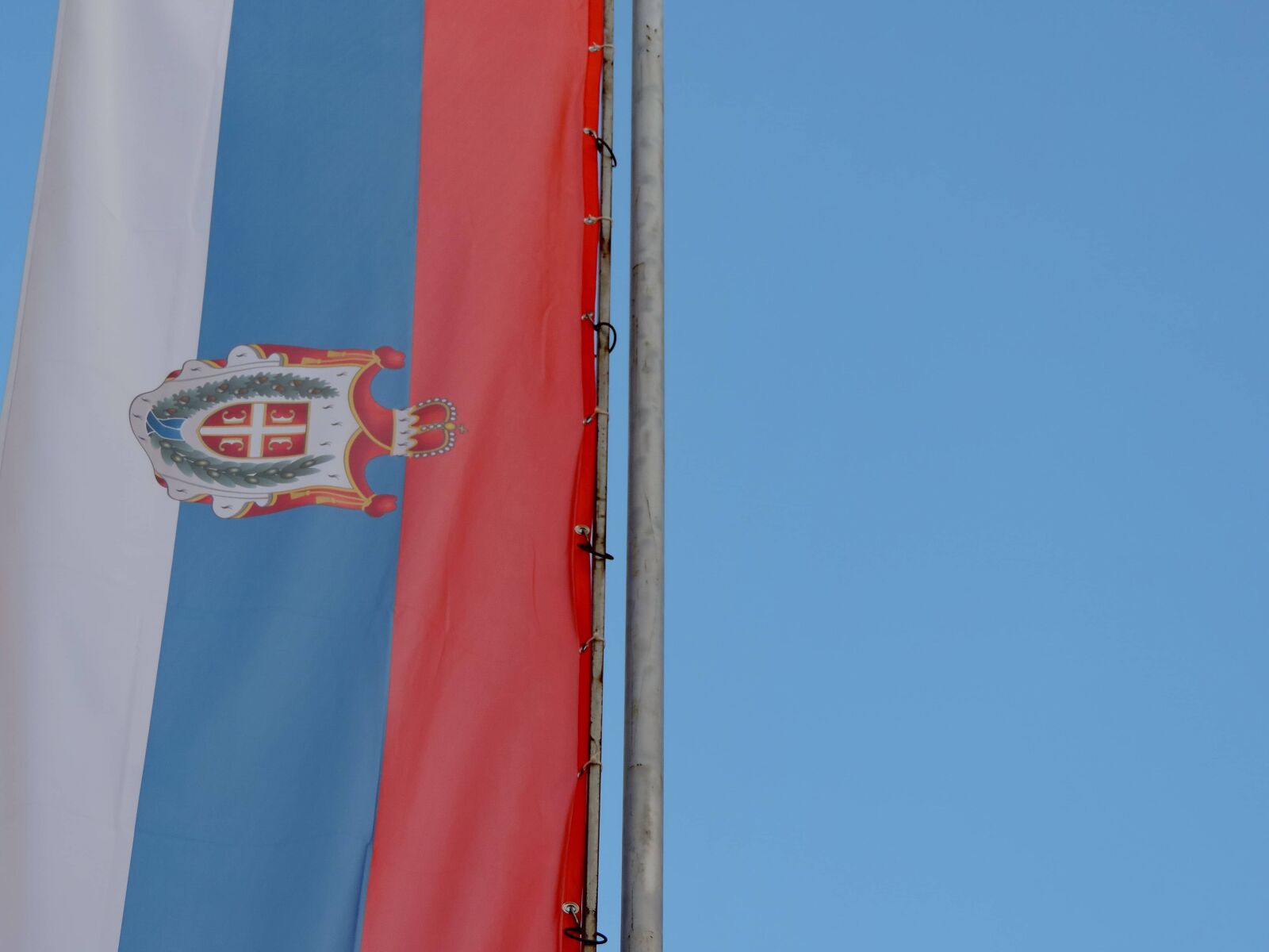 Nikon Coolpix P520 sample photo. Day, flag, independence, serbia photography
