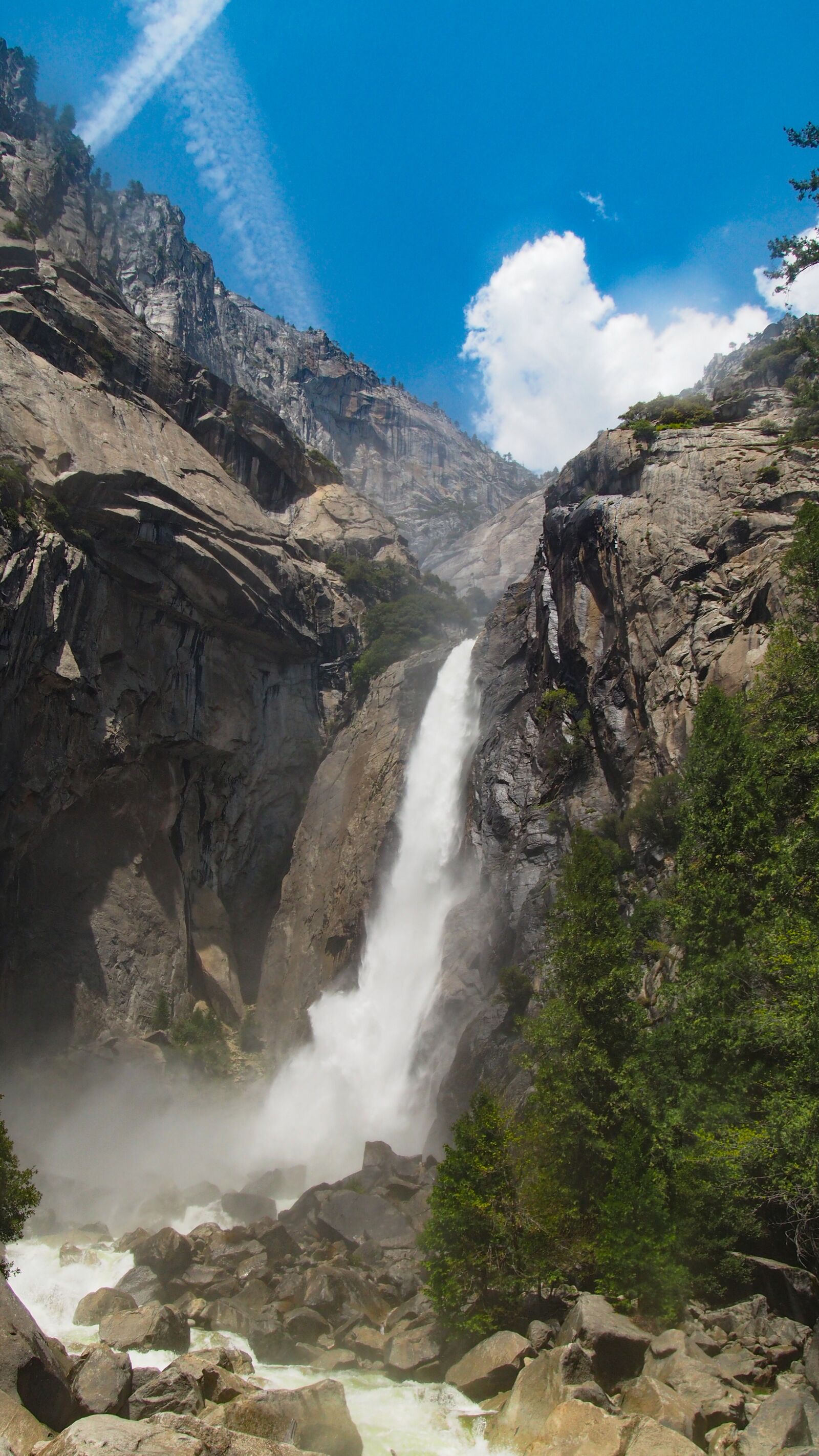 Olympus PEN E-PL5 sample photo. Waterfall, yosemite, nature photography