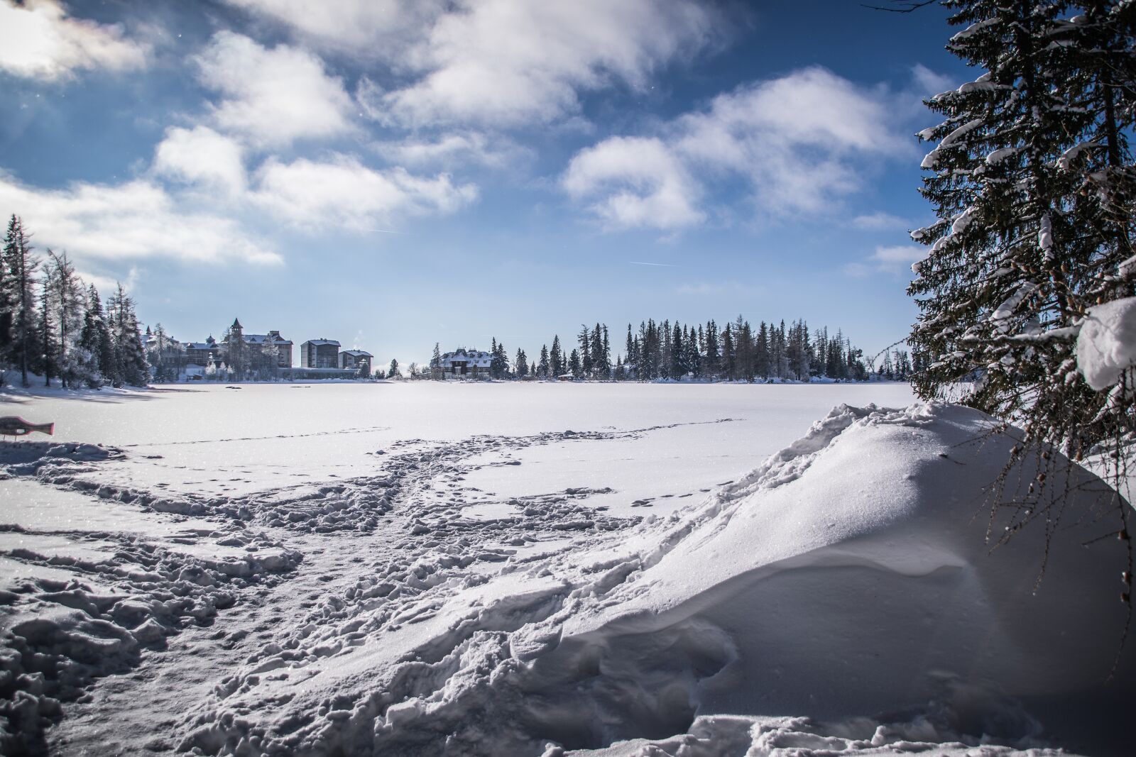 Nikon D5300 sample photo. Winter, lake, snow photography