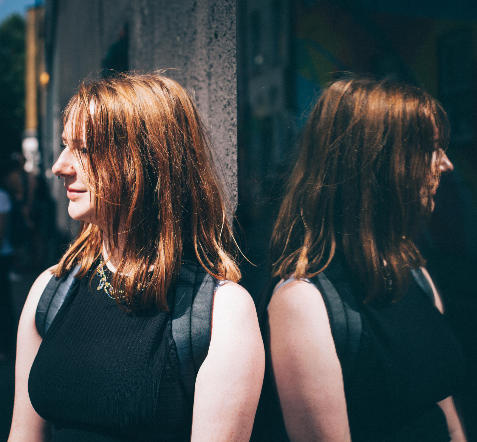 Canon EOS 5D Mark II sample photo. Woman, in, black, sleeveless photography