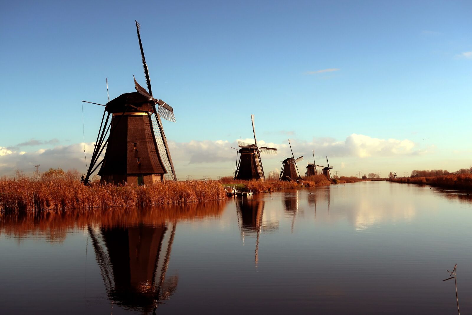 Canon PowerShot G7 X Mark II sample photo. Kinderdijk, mills, netherlands photography