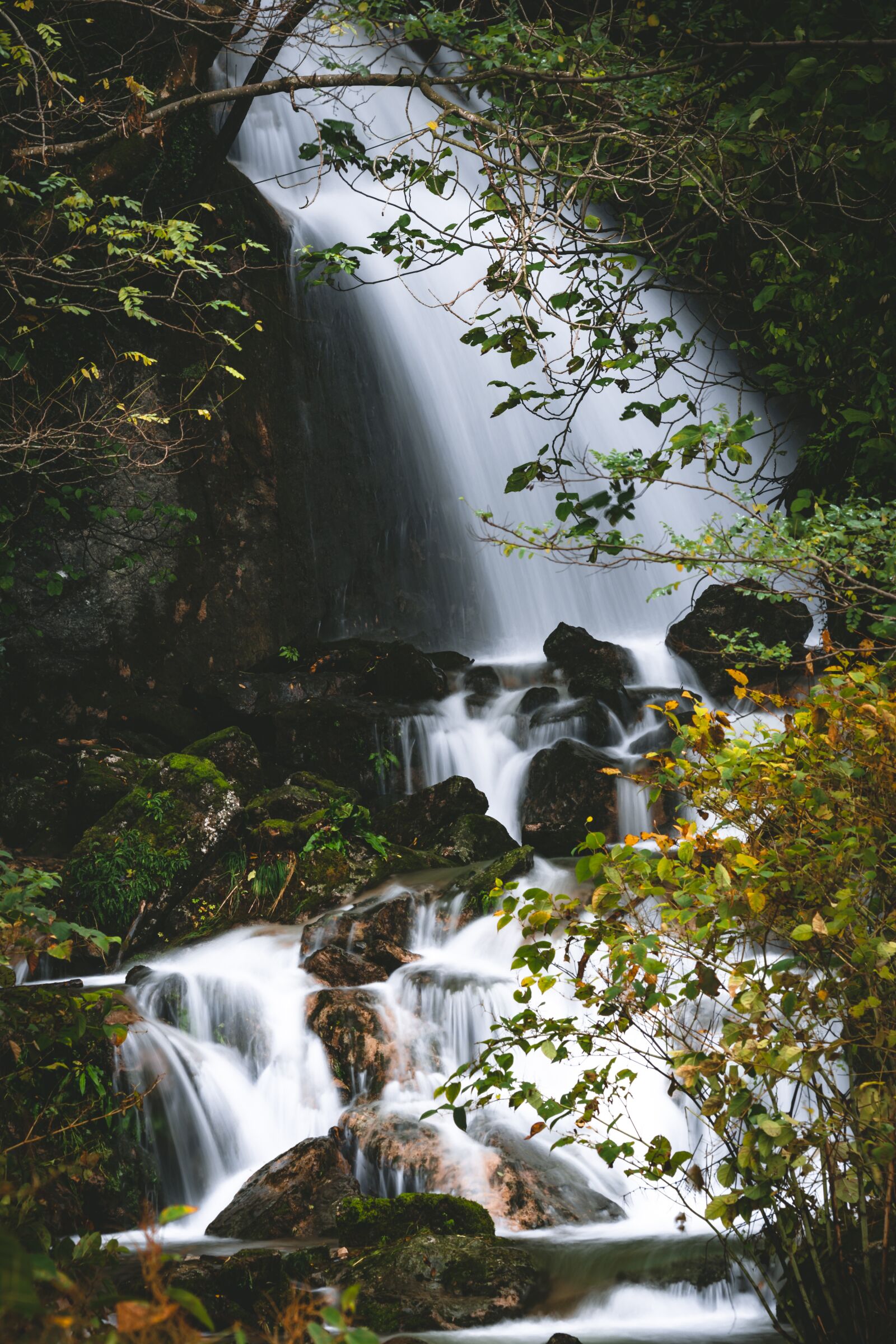 Nikon D5200 sample photo. Waterfall, italy, water photography