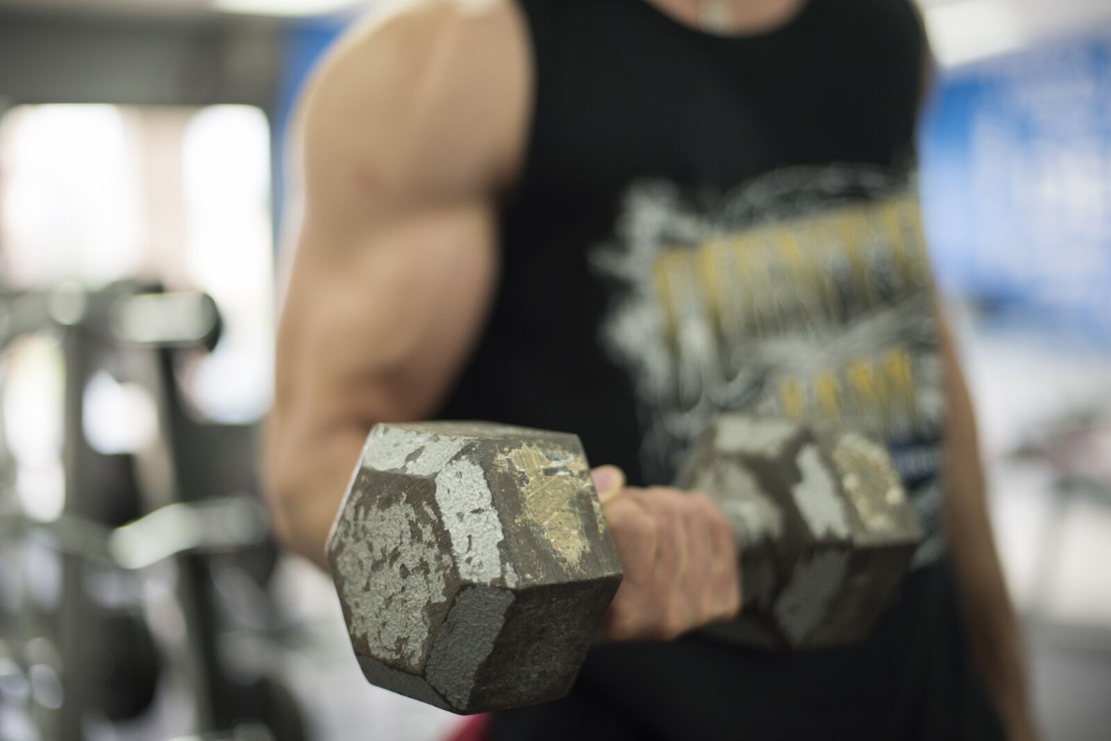 Nikon D810 sample photo. Gym, strong, fitness photography