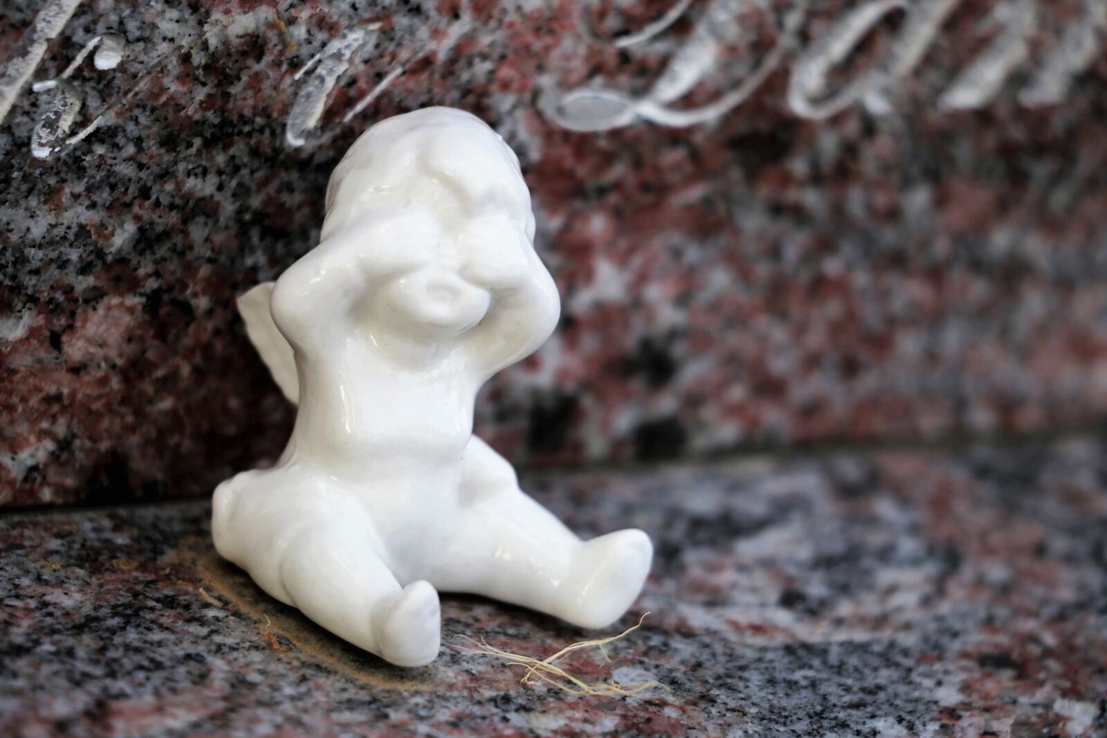 Canon EOS 6D sample photo. Little angel statue, covering photography