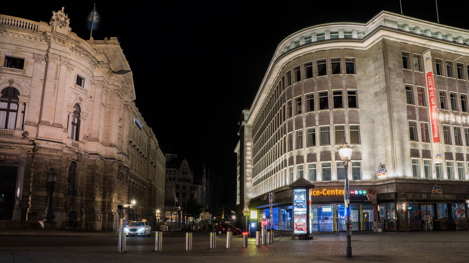 Sony DT 18-135mm F3.5-5.6 SAM sample photo. Leipzig, city, night photography