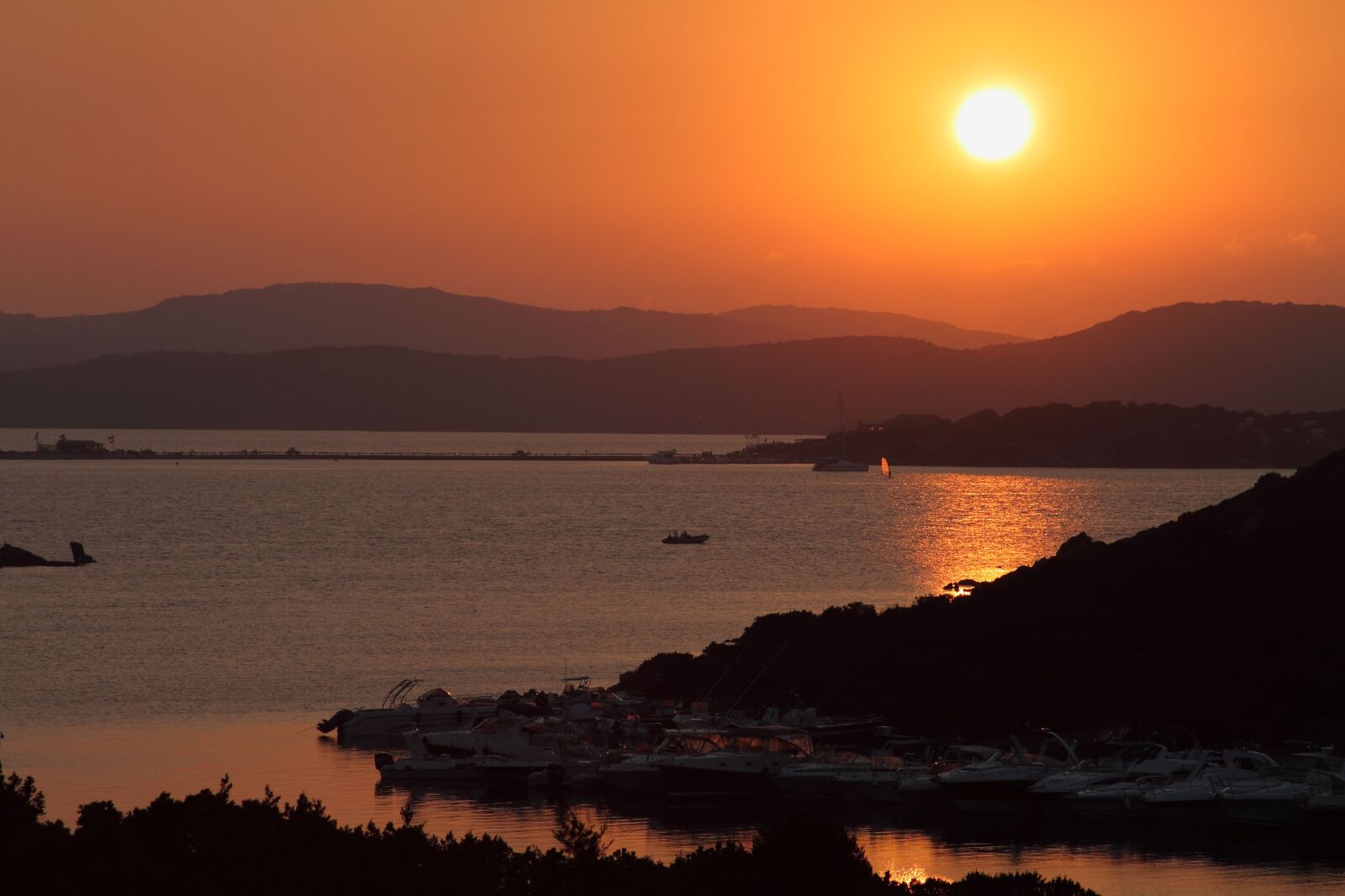 Canon EOS 500D (EOS Rebel T1i / EOS Kiss X3) sample photo. Porto raphael, sardinia, sunset photography