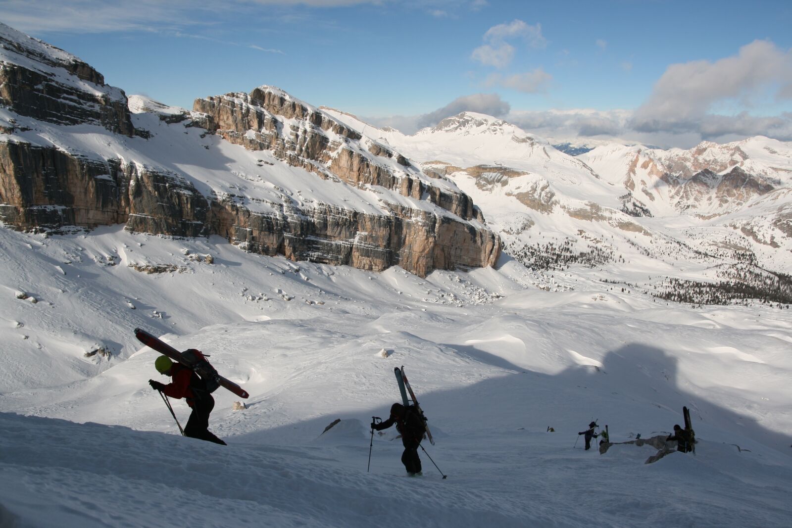 Canon EOS 400D (EOS Digital Rebel XTi / EOS Kiss Digital X) sample photo. Skialp, ski mountaineering, dolomites photography