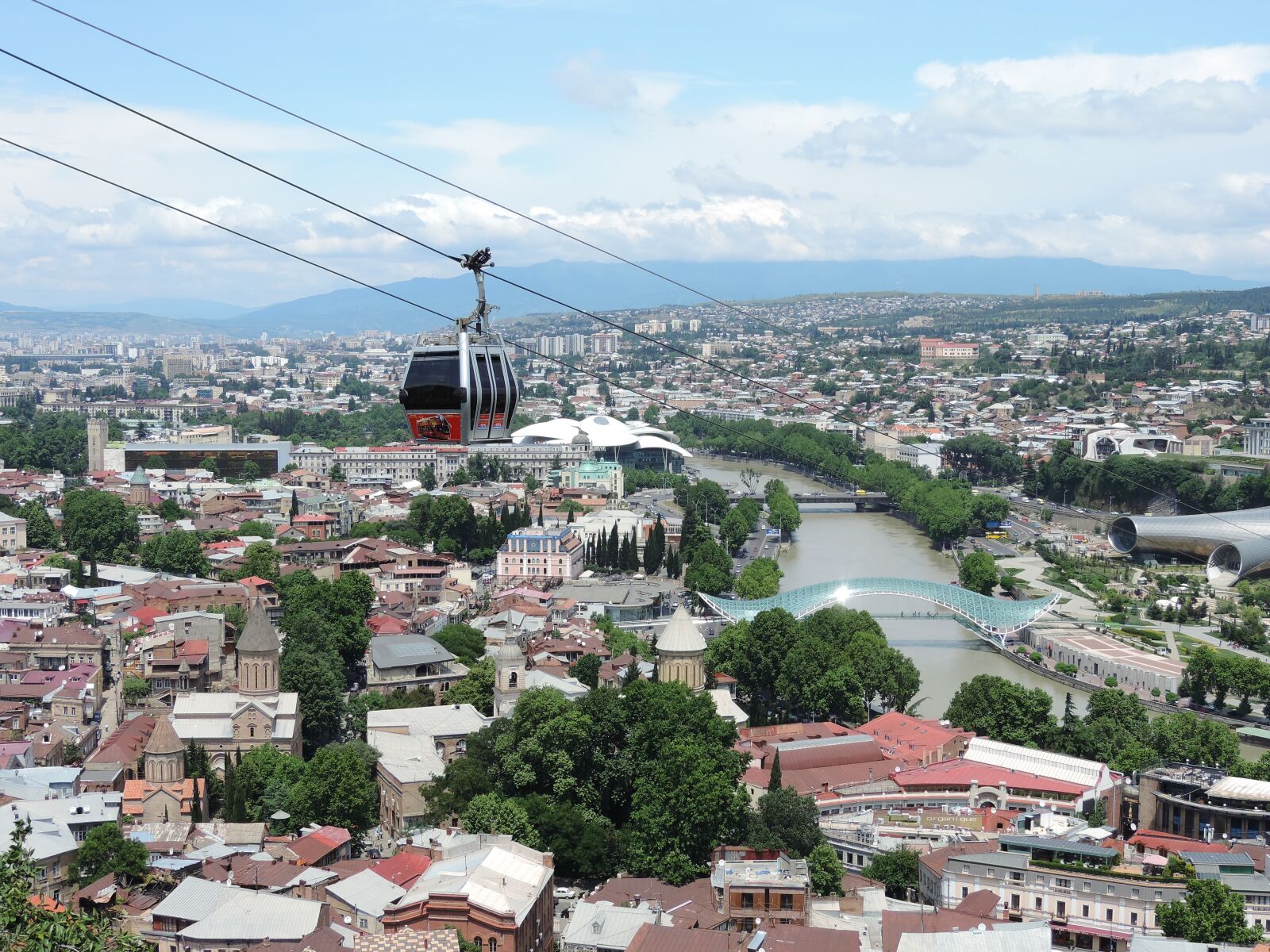 Nikon Coolpix P520 sample photo. Tbilisi, ropeway, georgia photography
