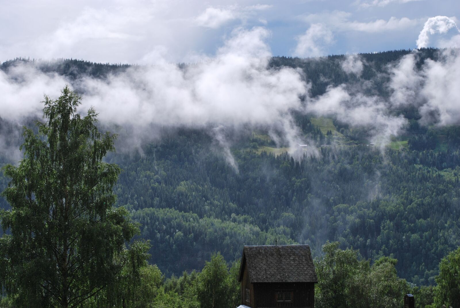 Nikon D60 sample photo. Norway, mountain, cloud photography
