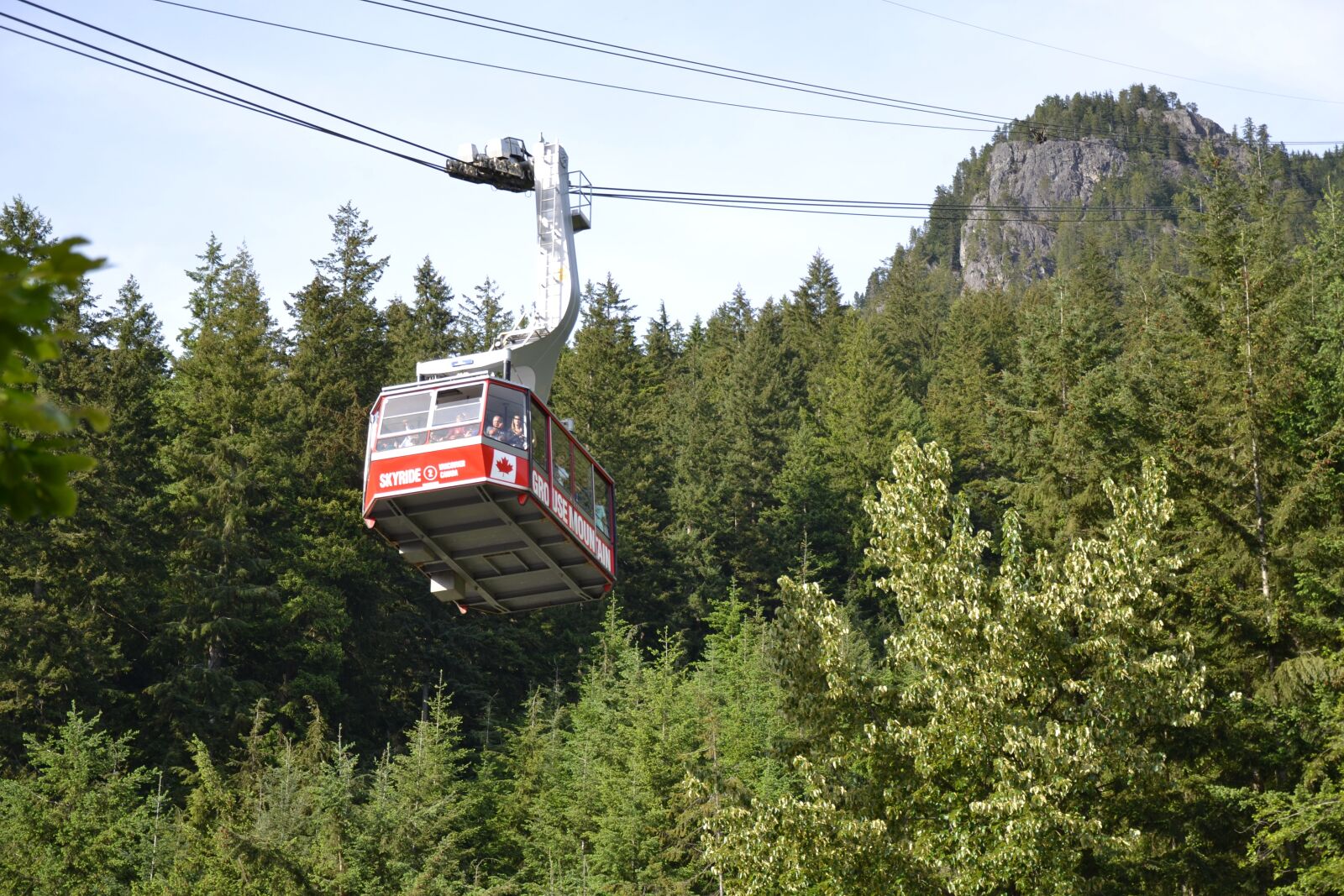 Nikon D3100 sample photo. Canada, cable car, gondola photography
