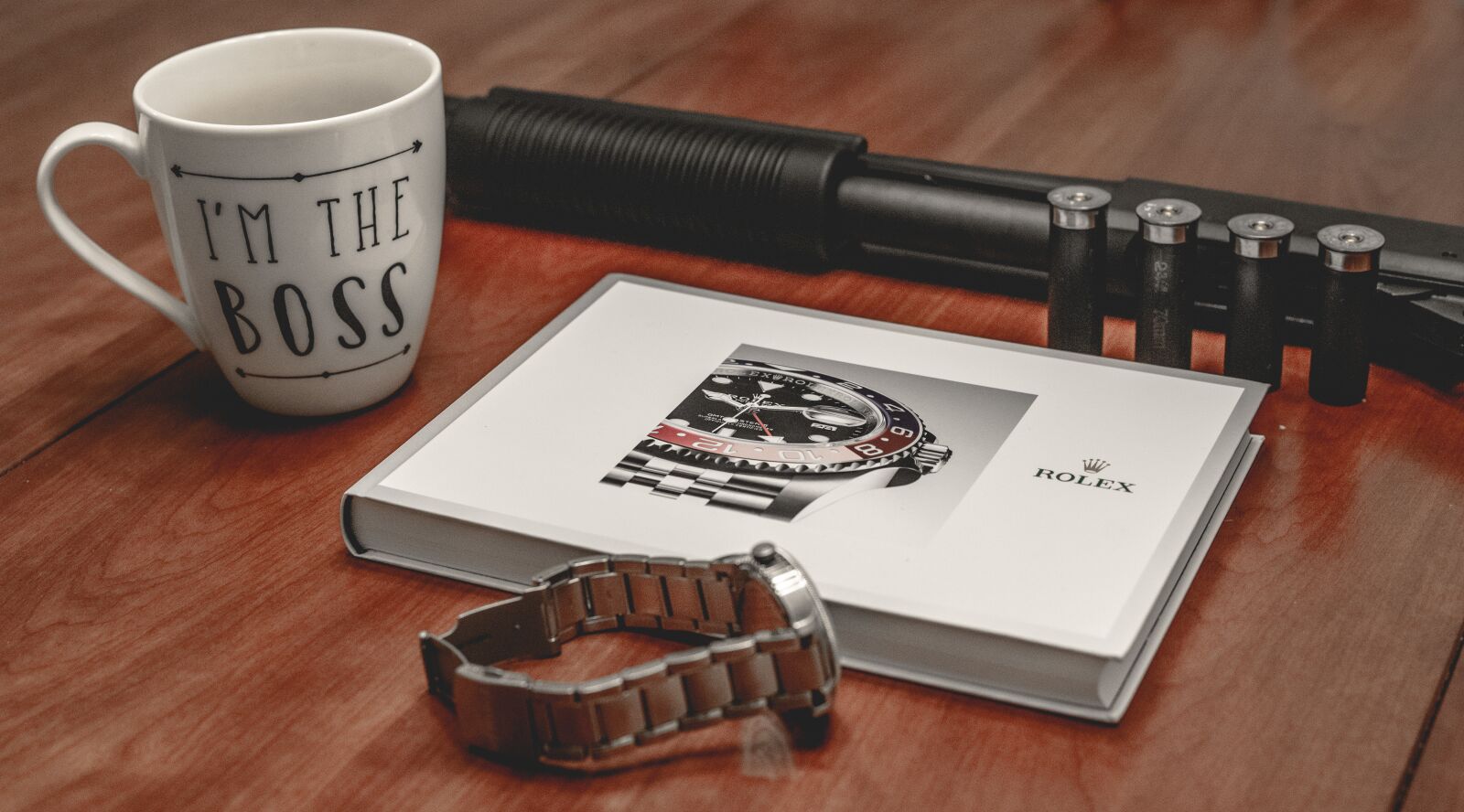 Nikon D750 sample photo. Rolex, boss, gun photography