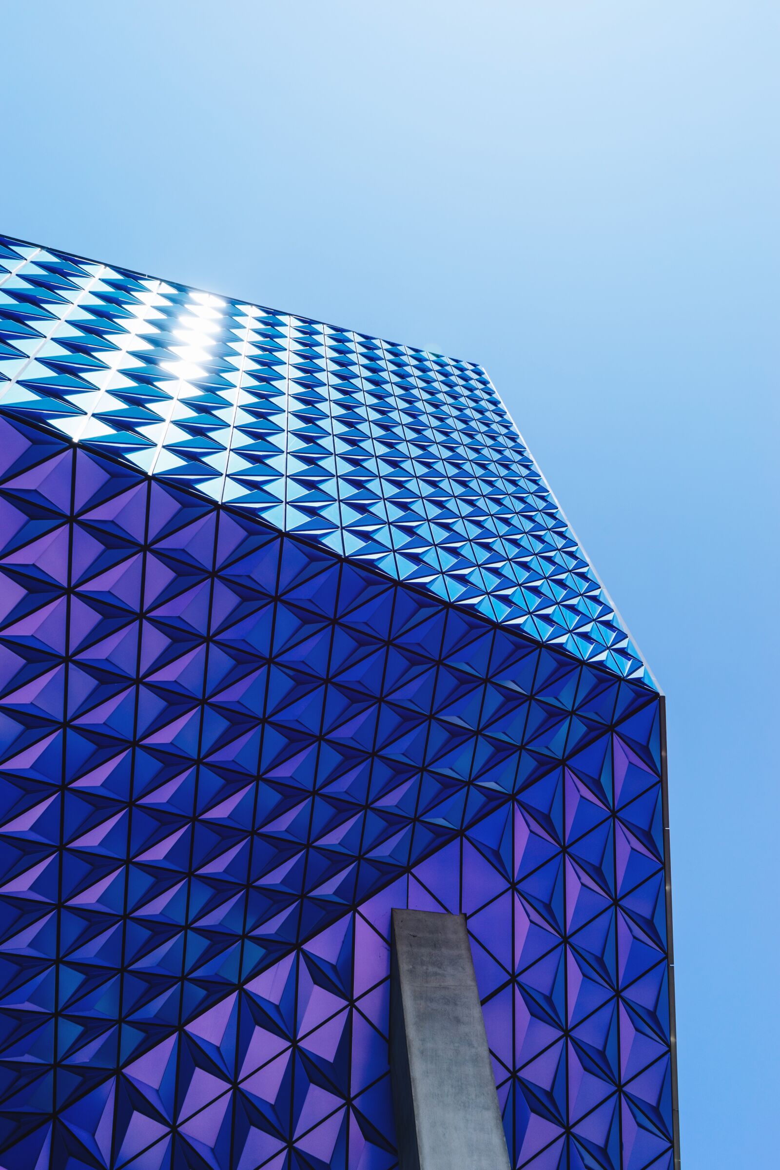 Sony a7 II + Sony FE 28-70mm F3.5-5.6 OSS sample photo. Architectural, architecture, blue photography