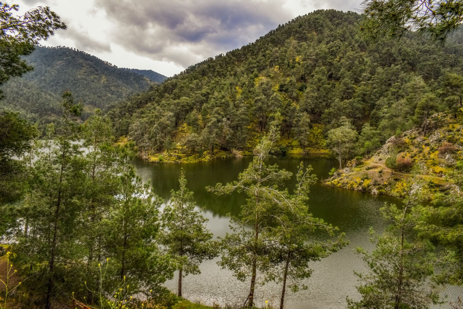 Nikon D3300 sample photo. Lake, mountains, trees photography