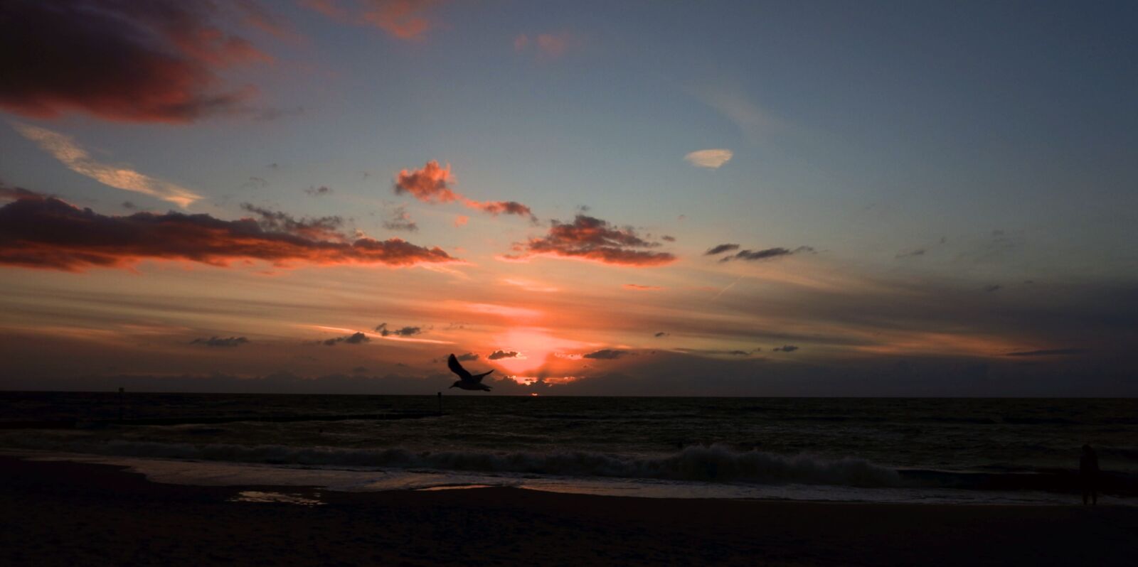 Nikon Coolpix P900 sample photo. Sunset, the baltic sea photography