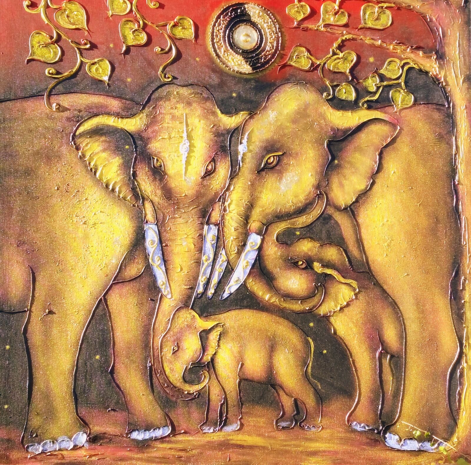Samsung Galaxy S5 sample photo. Elephant, elephant family, pachyderm photography