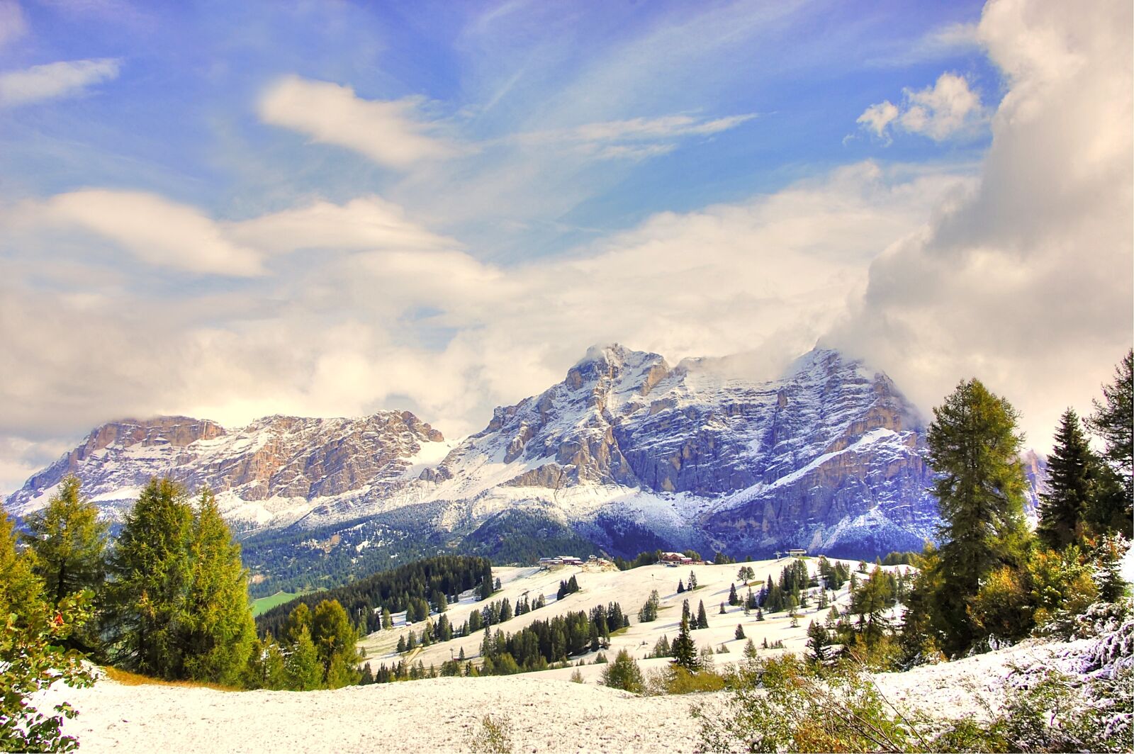 Nikon D40 sample photo. Dolomites, pralongia, alm photography