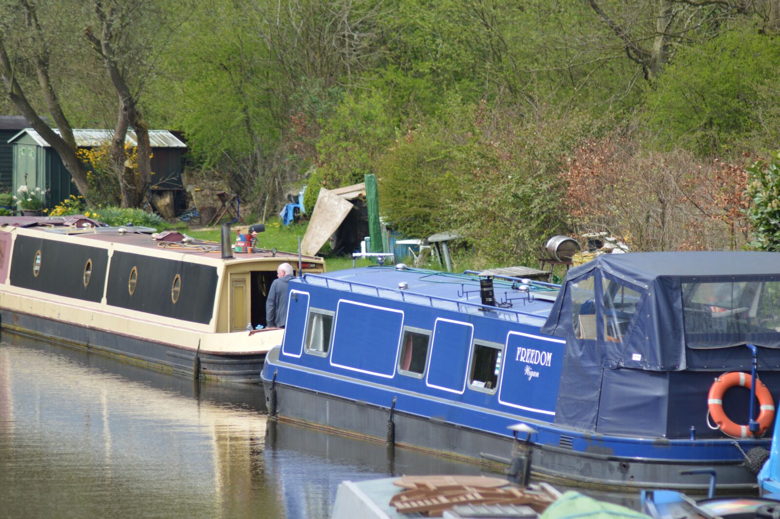 Nikon D3200 sample photo. Canal, boats, wigan 5 photography