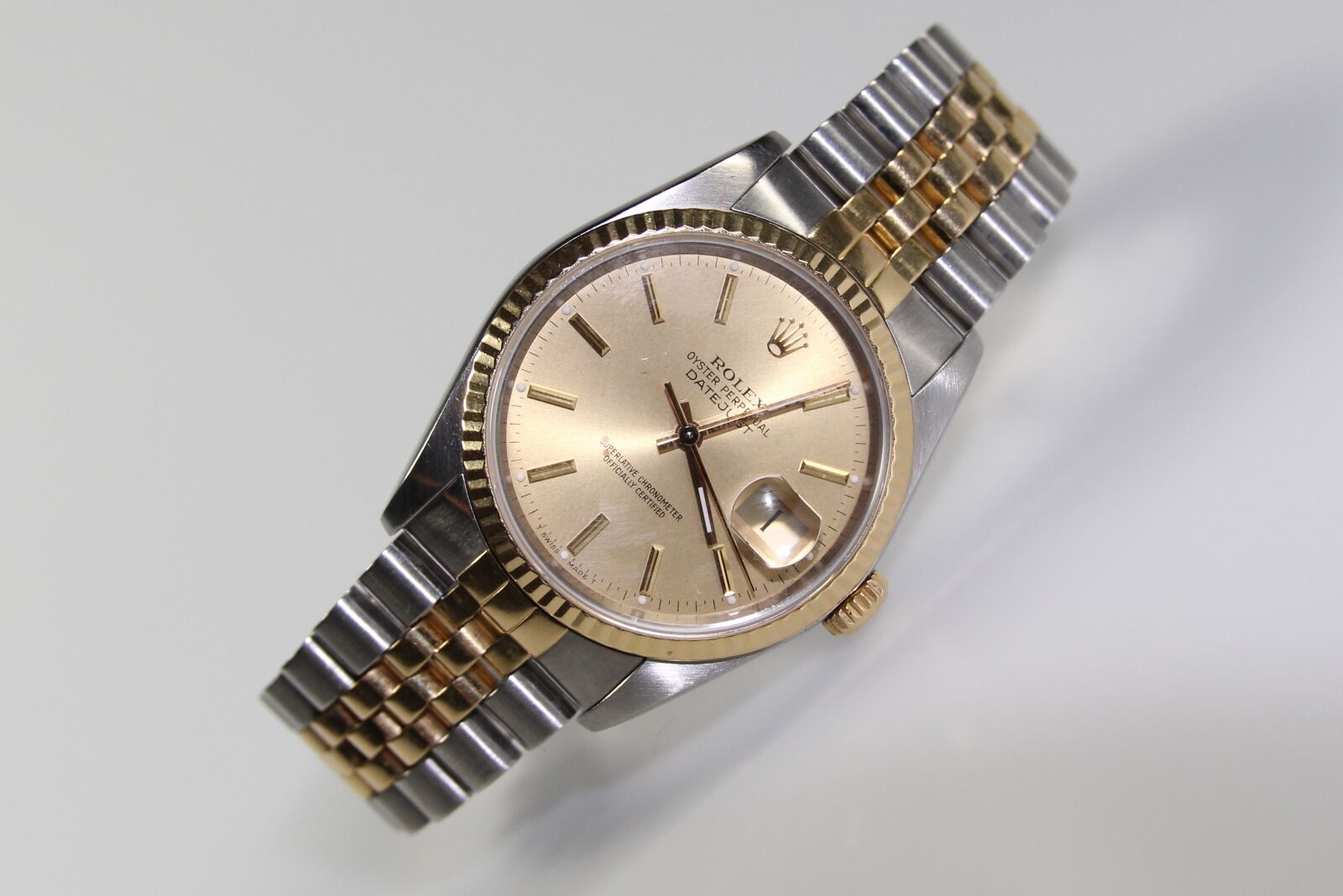Canon EF-S 18-135mm F3.5-5.6 IS sample photo. Rolex, datejust, watch photography