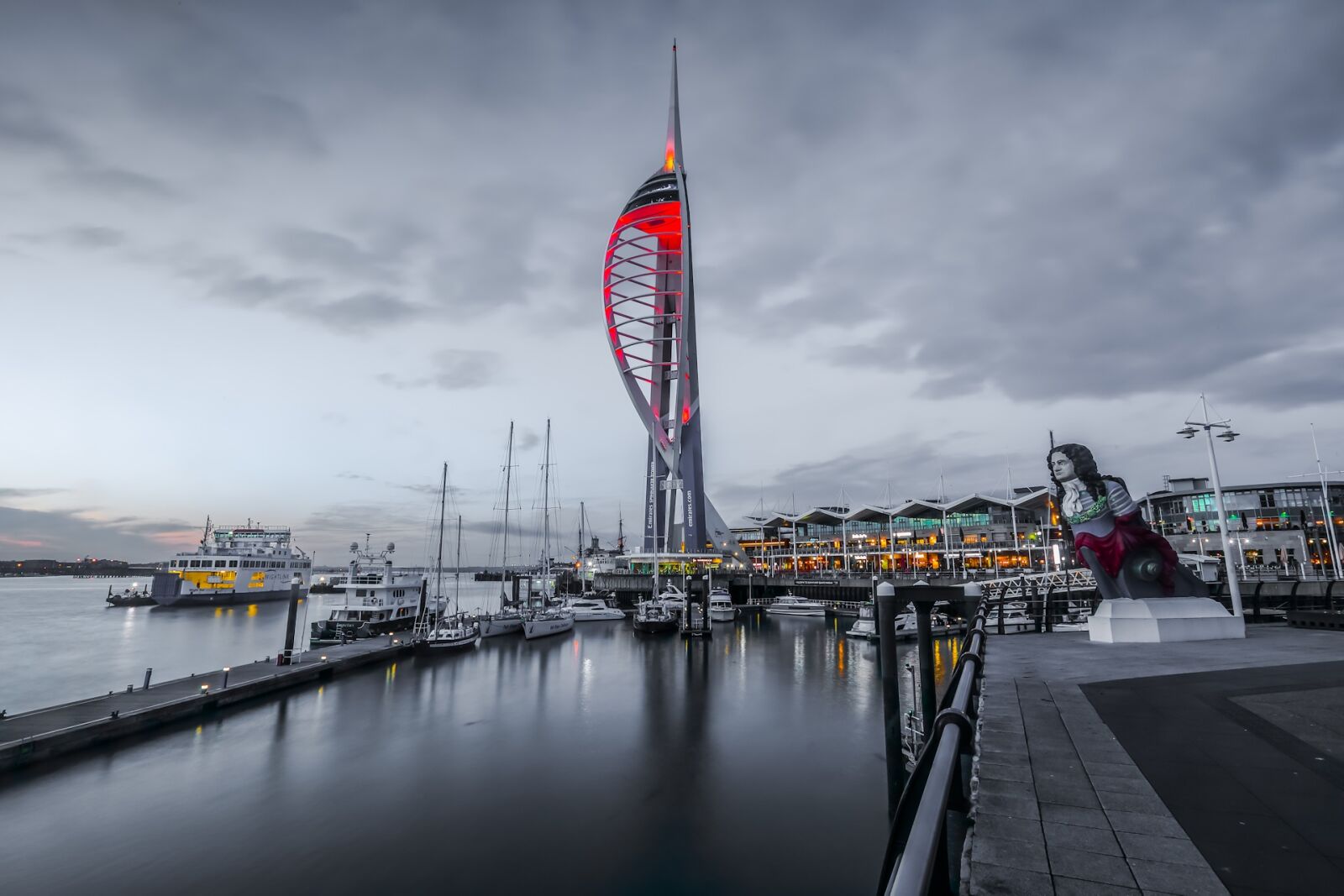 Canon EF 16-35mm F2.8L II USM sample photo. Tower, port photography
