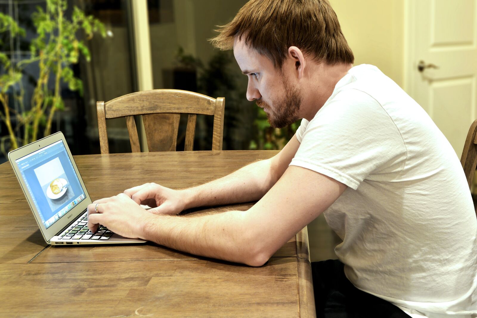 Nikon D3200 sample photo. Adult, computer, laptop photography