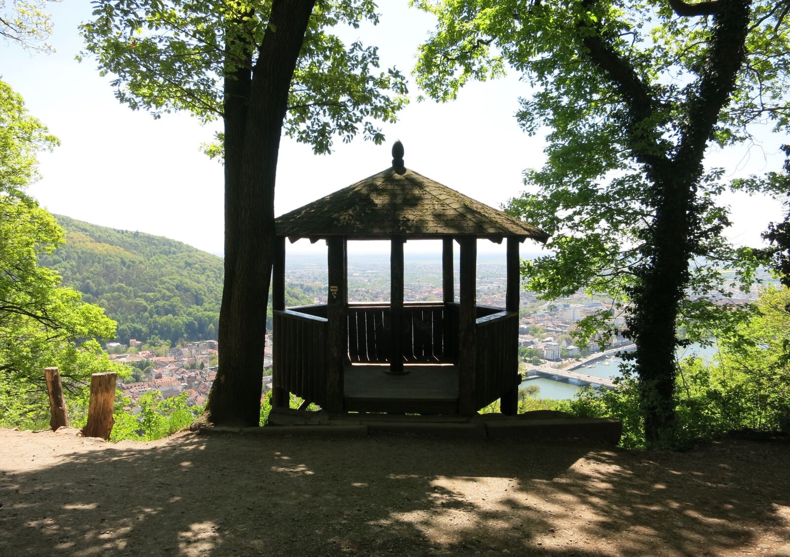Canon PowerShot S110 sample photo. Heidelberg, philosopher's path, outlook photography