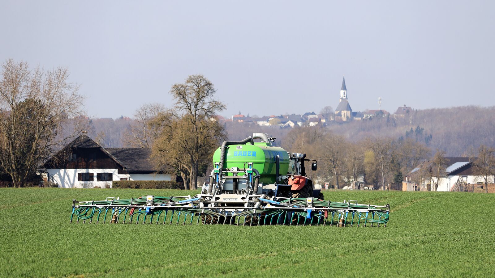 Canon EOS R sample photo. Agriculture, fertilization, gülle photography