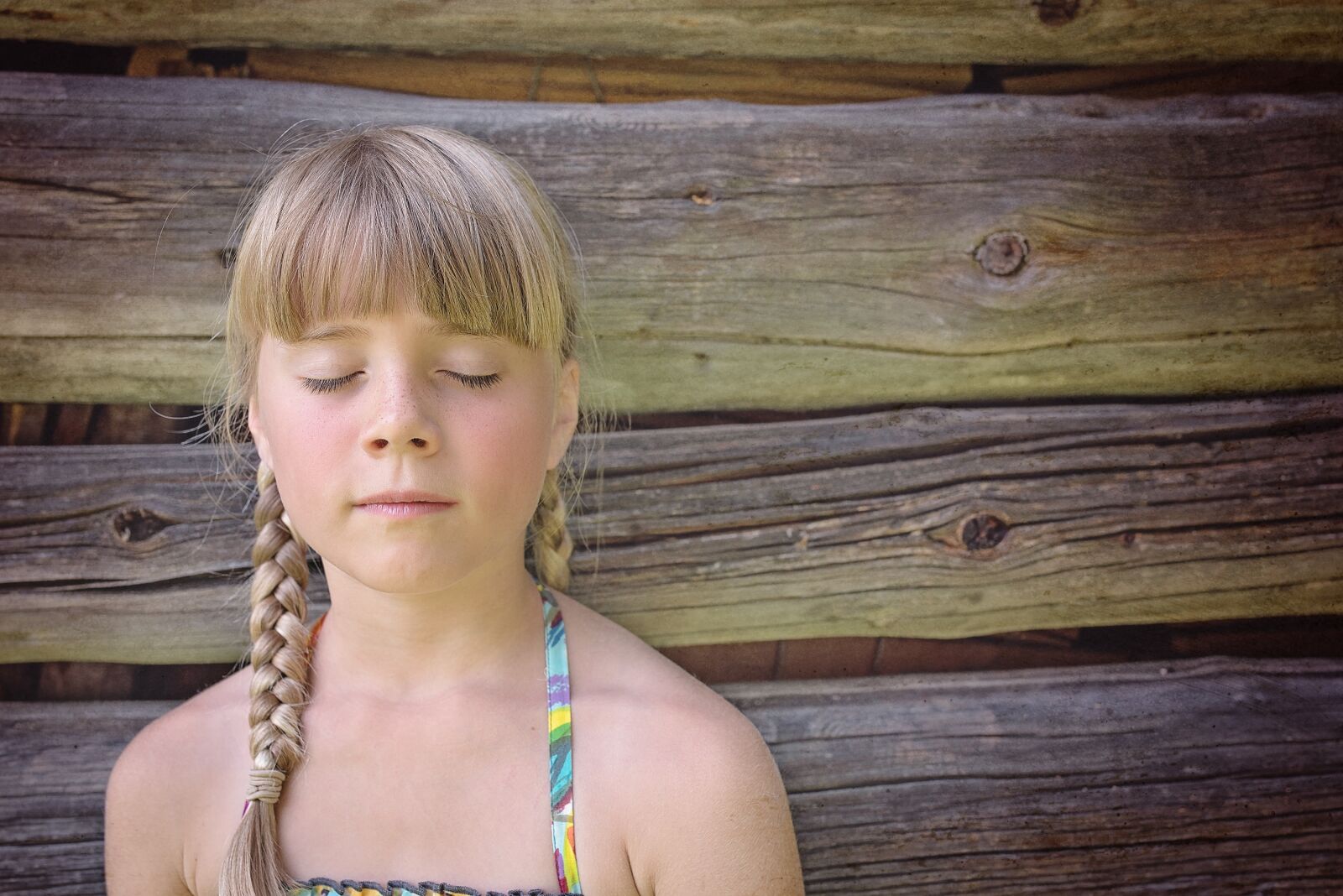 Nikon D750 sample photo. Child, girl, eyes closed photography