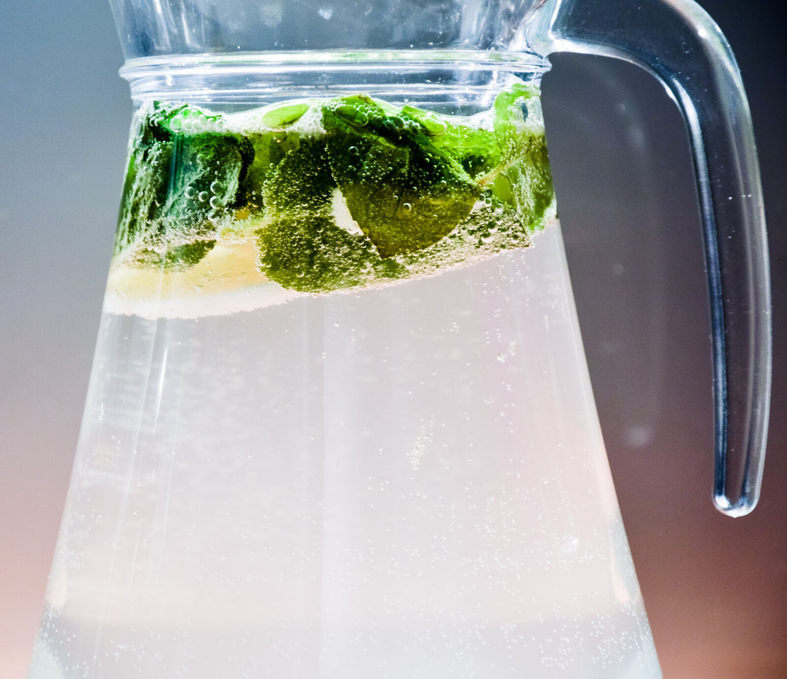 Nikon D3200 sample photo. Lemon, lemonade, mint, summer photography