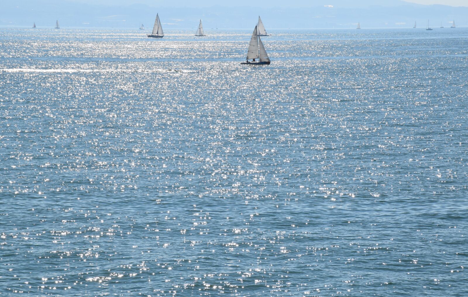 Nikon D5300 sample photo. Sun, lake, sailing boat photography