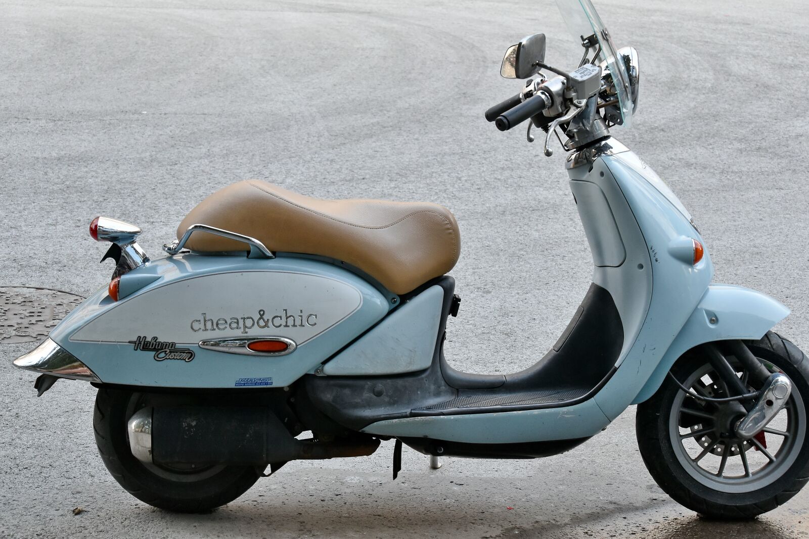 Nikon D5500 sample photo. Moped, nostalgia, side view photography