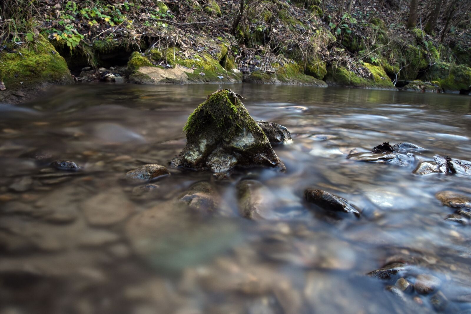 Nikon D3400 sample photo. Long exposure, water, river photography
