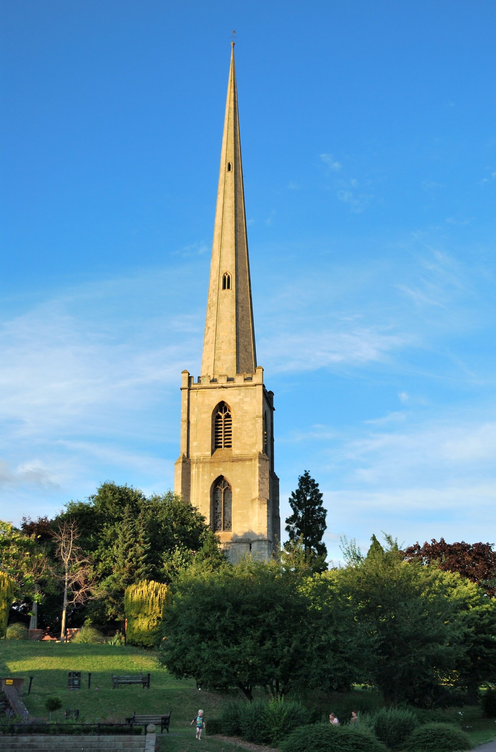 Nikon D60 sample photo. Church, spire, gothic photography