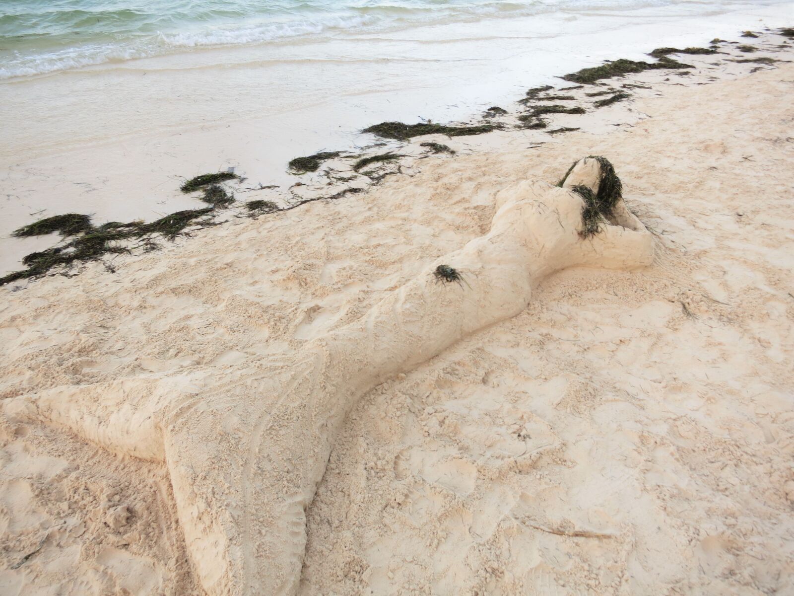 Canon PowerShot S110 sample photo. Sand, mermaid, sandart photography