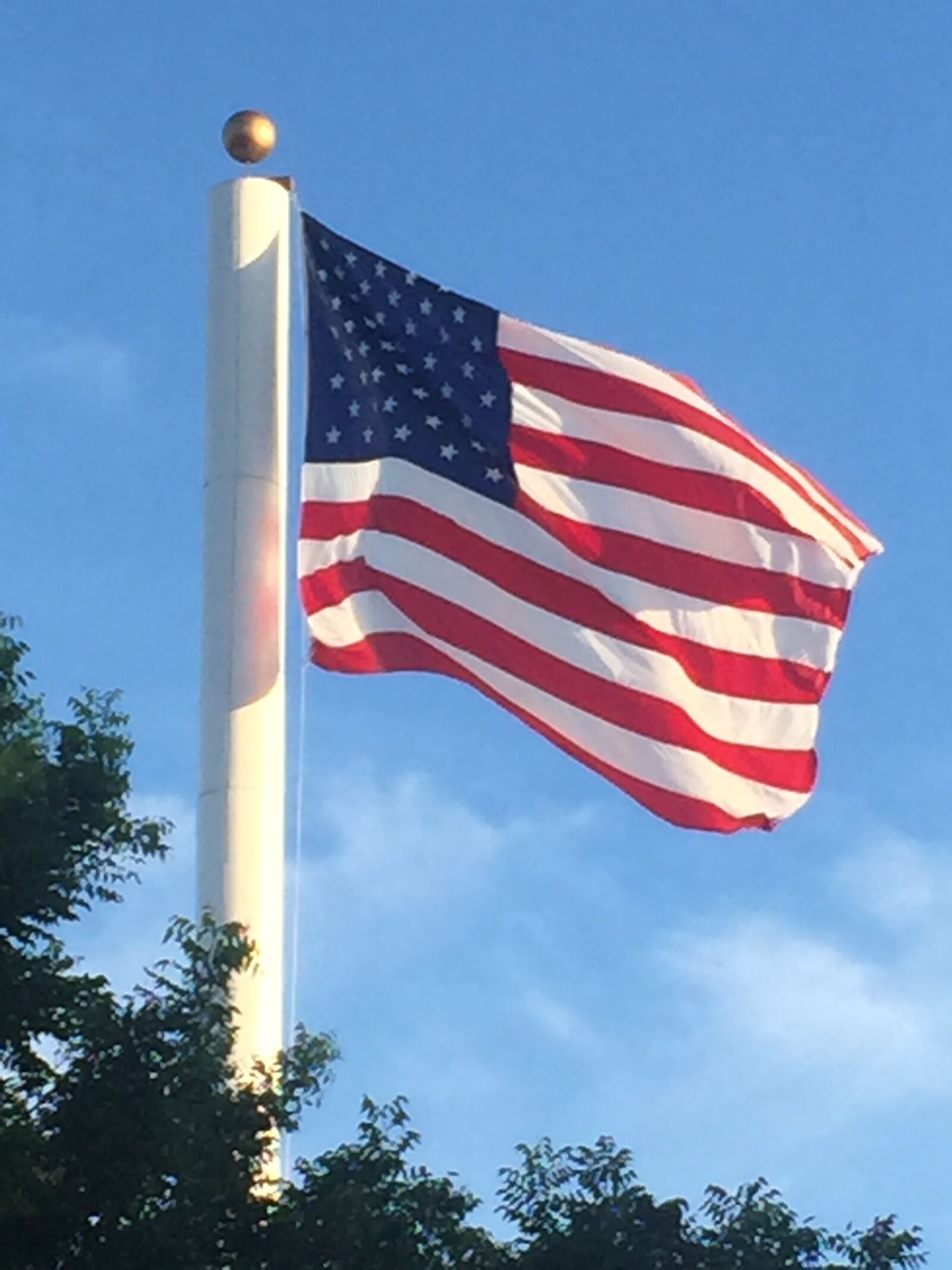 Apple iPhone 6 sample photo. American, flag, flag photography