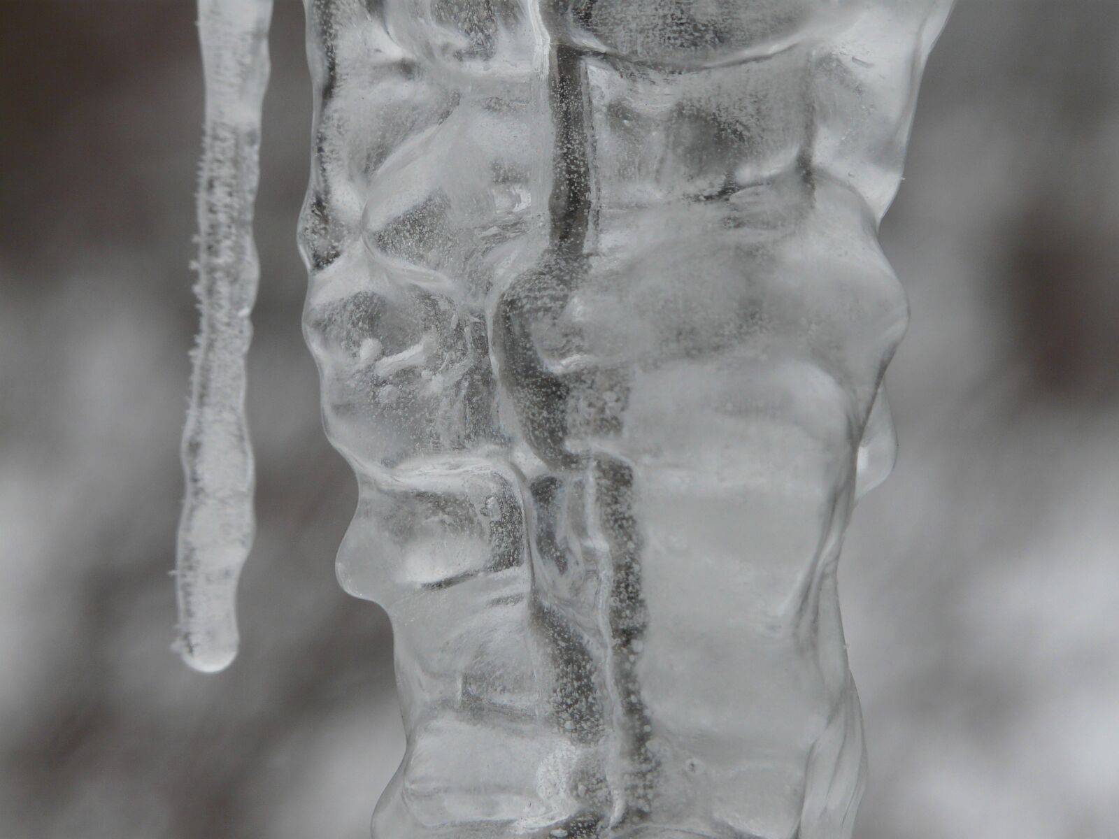 Panasonic DMC-FZ18 sample photo. Icicle, ice, winter photography
