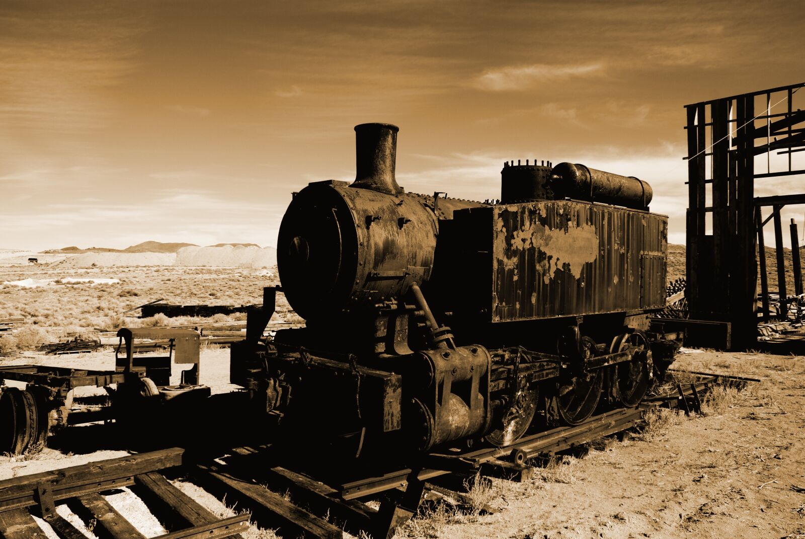 Sony Alpha DSLR-A300 sample photo. Train, railway, railroad track photography
