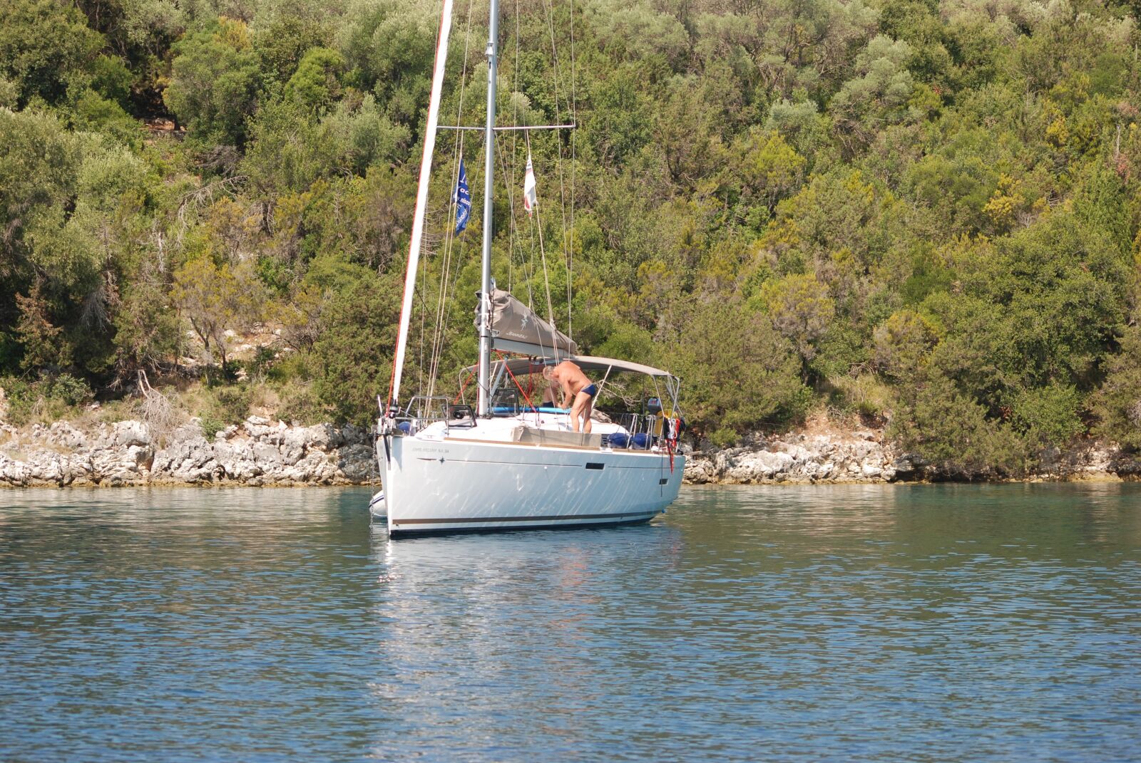 Nikon D80 sample photo. Yacht, water, travel photography