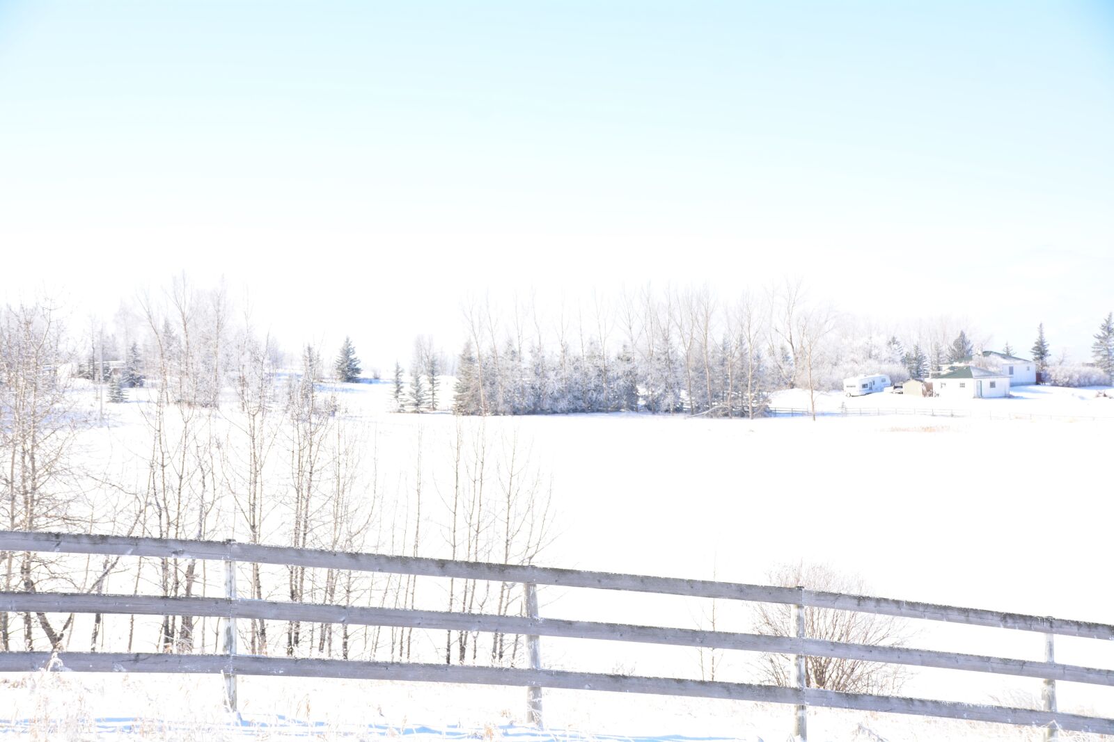 Nikon D5200 sample photo. Alberta, fence, landscape photography
