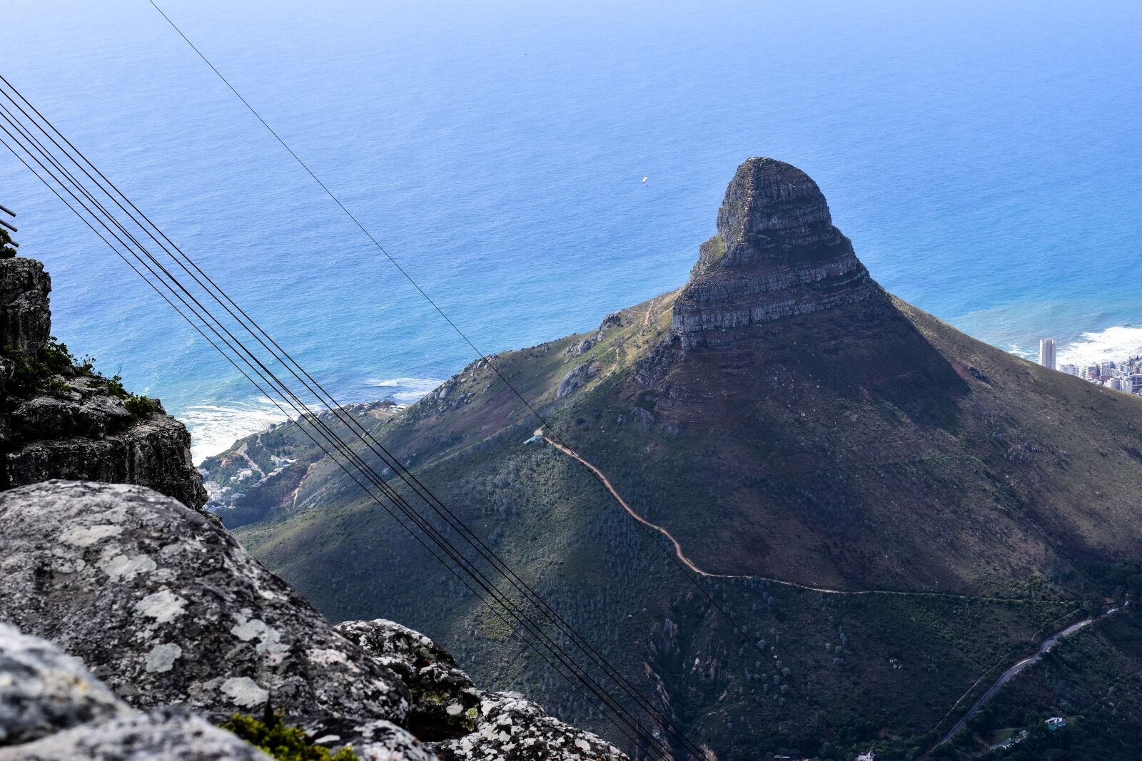 Nikon D5500 sample photo. Aerial from table mountain photography