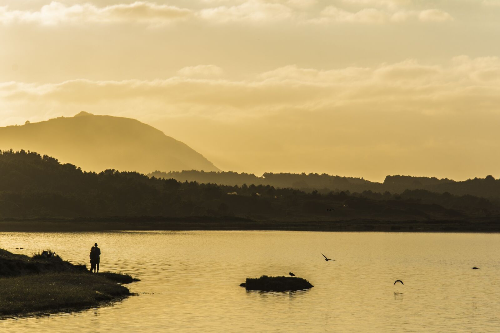 Nikon D7100 sample photo. Sunset, mountain, valdoviño photography