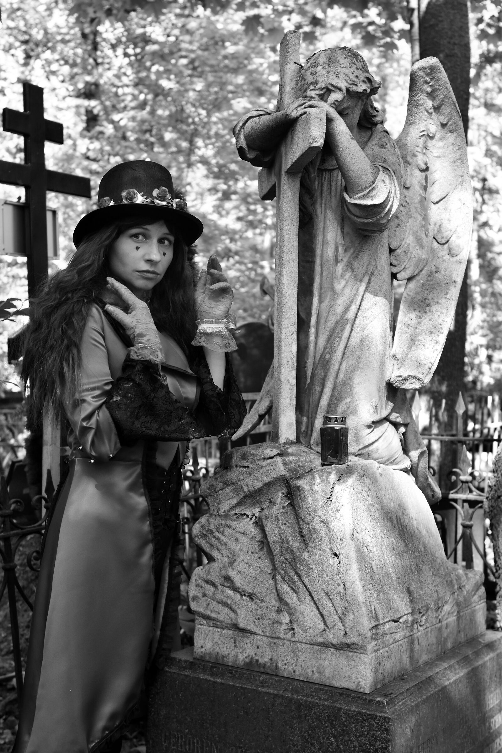 Nikon D5500 sample photo. Gothic, cosplay, victorian style photography