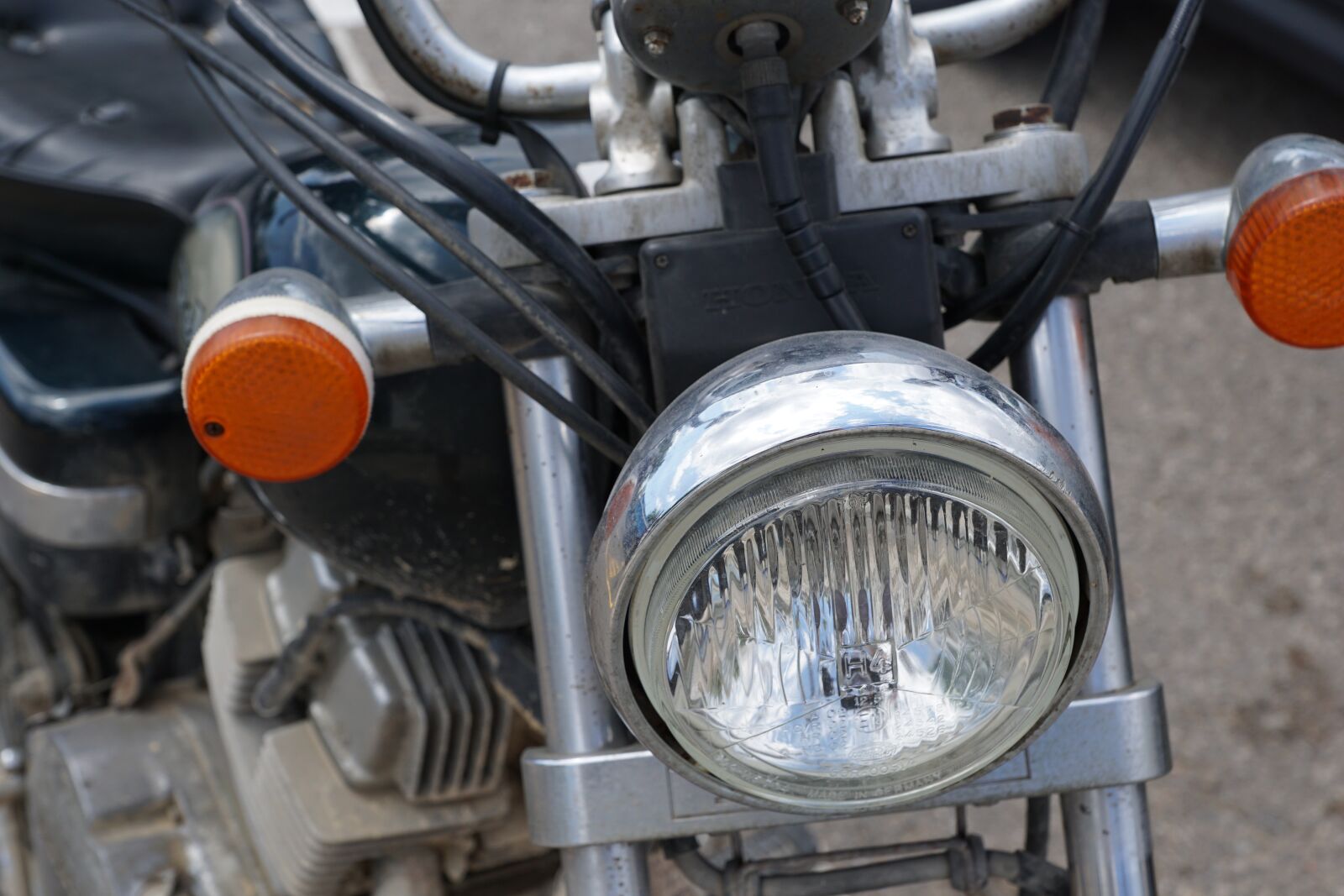 Sony DT 16-50mm F2.8 SSM sample photo. Motorcycle, vehicle, old photography