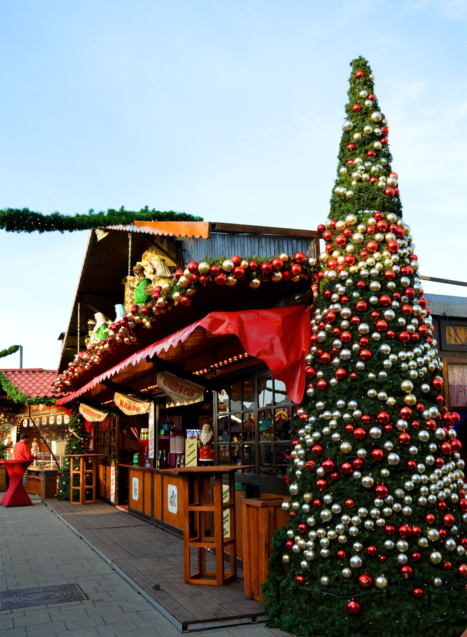 Nikon D3200 sample photo. Christmas market, connected, christmas photography
